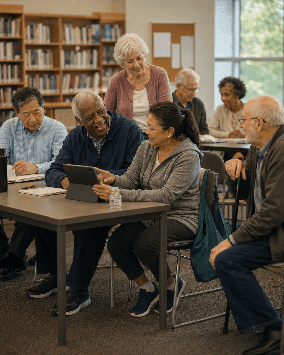 Welcoming GOLD workshop in a community library setting